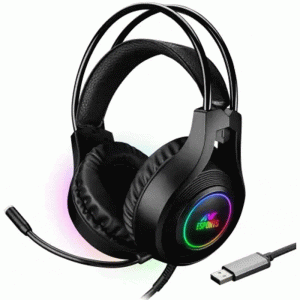 Ant Esports H570 7.1USB Surround Sound Gaming Headset with Noise Cancelling Mic & RGB Light